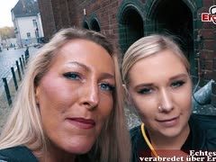 Lena Nitro beim Lesbenspiel mit der deutschen Lana Vegas